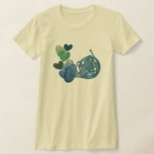 Franse Hoorn Bandmuziek Klas T-shirt