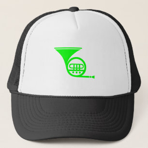 Franse hoorn - groen trucker pet