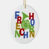 Franse hoorn keramisch ornament (Rechts)