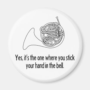 Franse hoorn magneet