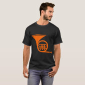 Franse Hoorn - Oranje T-shirt (Voorkant volledig)