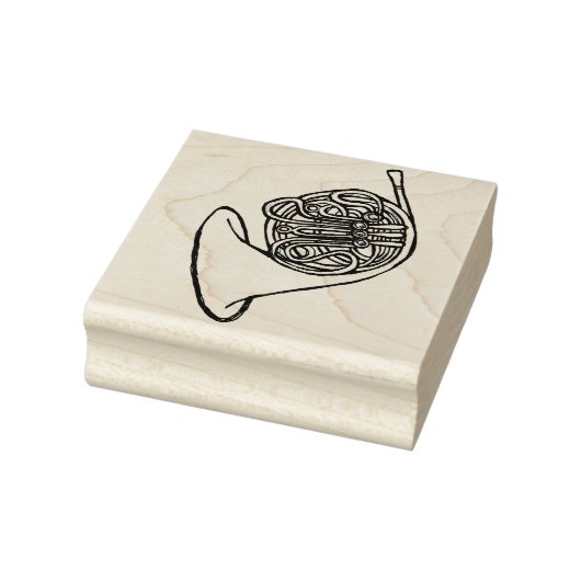 Franse Hoorn Rubberstempel (Stempel)