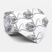 Franse hoorn stropdas (Opgerold)