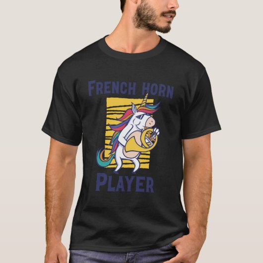 Franse hoorn t-shirt (Voorkant)