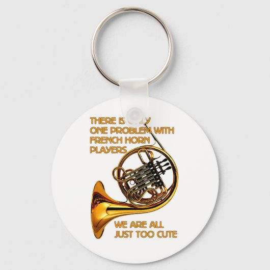 Franse Horn Cutie Sleutelhanger (Voorkant)