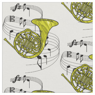 Franse Horn Fabric Stof