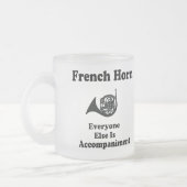 Franse Horn Gift Matglas Koffiemok (Links)