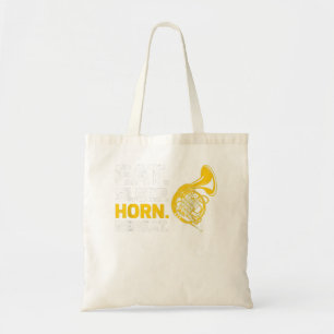 Franse Horn Music Eat Sleep Horn Repeteren4 Tote Bag