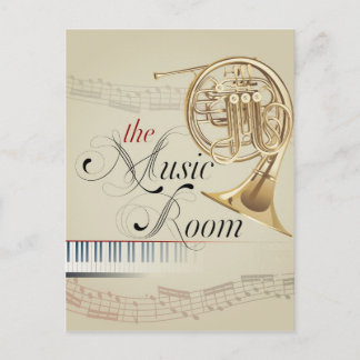 Franse Horn Music Room Briefkaart