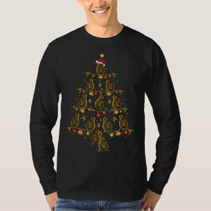 Franse Horn-muziek Lover Xmas Gift French Horn Chr T-shirt