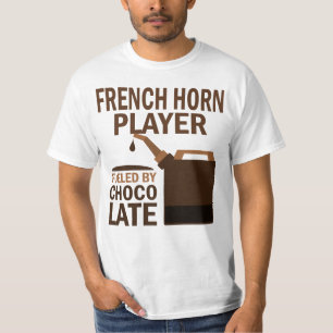 Franse Horn Player (Funny) Chocolate T-shirt