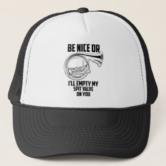 Franse Horn Spit Valve Cute Trumpet Musician Funny Trucker Pet