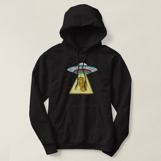 Franse Horn Ufo Abduction3 Hoodie (Design voorkant)
