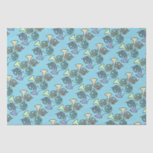 Franse Horns Band Class Tissuepapier