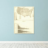 Franse immigratie canvas afdruk (Insitu (Houten vloer))