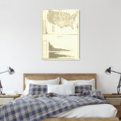 Franse immigratie canvas afdruk (Insitu (Slaapkamer))