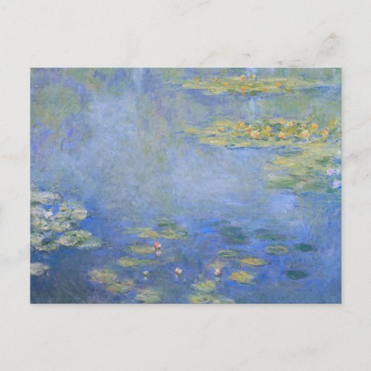 Franse impressionisme Claude Monet Waterlilies Briefkaart (Voorkant)