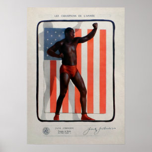 Franse Jack Johnson Poster