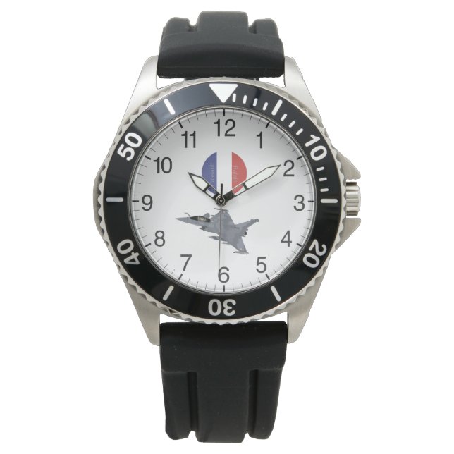 Franse Jet Fighter Horloge (Voorkant)