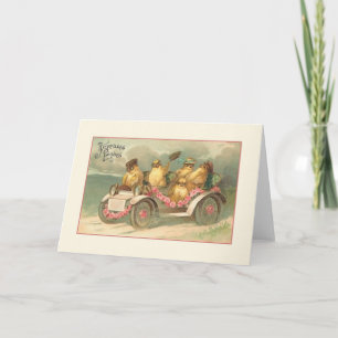 Franse Joyeuses Pâques Paaskaart Feestdagen Kaart