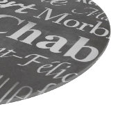 franse kaaschalkboard snijplank (Hoek)