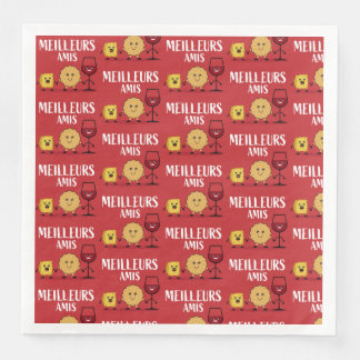 Franse kaasliefhebbers servet