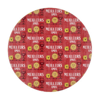 Franse kaasliefhebbers snijplank