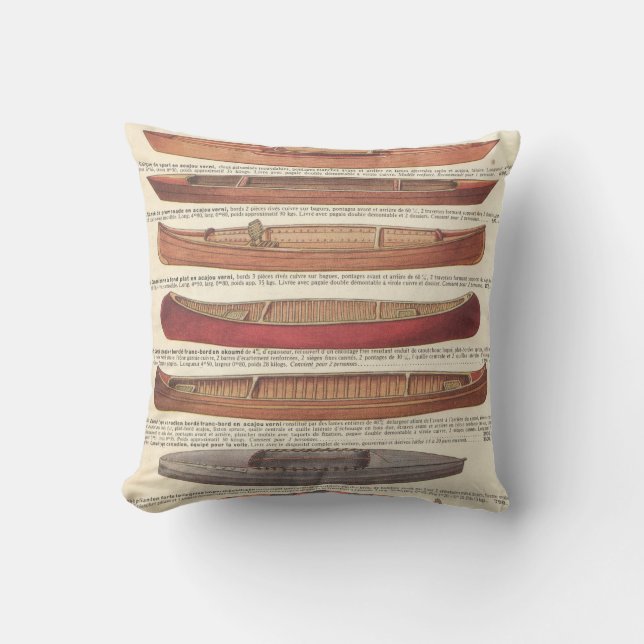  franse kanoencatalogus ( 1931 ) kussen (Voorkant)