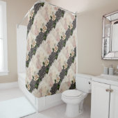 franse  kant Victoriaans witte roos Douchegordijn (In situ)