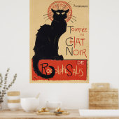Franse kat poster (Keuken)