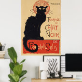 Franse kat poster (Thuiskantoor)