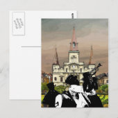 Franse kathedraal kwart, New Orleans Briefkaart (Voorkant / Achterkant)