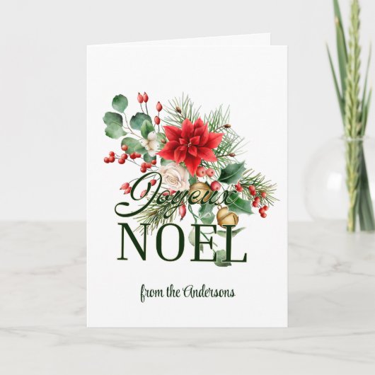 Franse kerst Kaart Joyeux Noel (Voorkant)