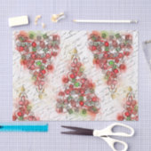  Franse kerstboom (Waterverf) Tissuepapier (Craft)