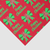 Franse kersthond: rode rode rode rode bosjes tissuepapier (Detail)