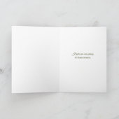 Franse kerstmis op de deur van de feestdag feestdagen kaart (Binnen)