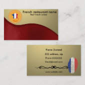 Franse keuken visitekaartje (Voorkant / Achterkant)