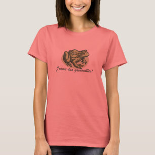 Franse kikker - I Love Frogs T-Shirt