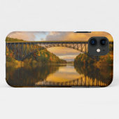 Franse King Bridge in Herfst Case-Mate iPhone Case (Achterkant (horizontaal))