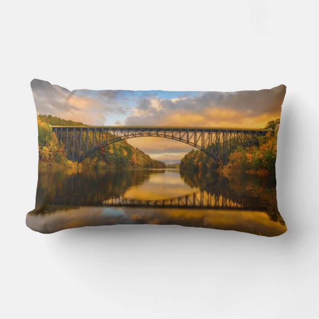 Franse King Bridge in Herfst Kussen (Voorkant)