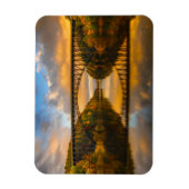 Franse King Bridge in Herfst Magneet (Verticaal)