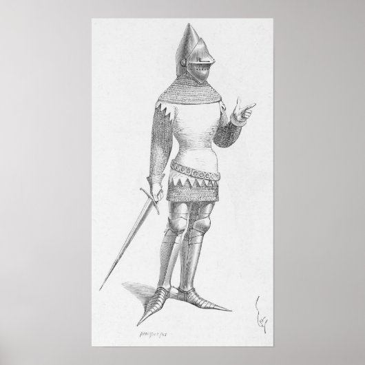 Franse Knight Poster (Voorkant)