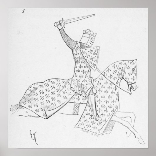 Franse Knight Poster (Voorkant)