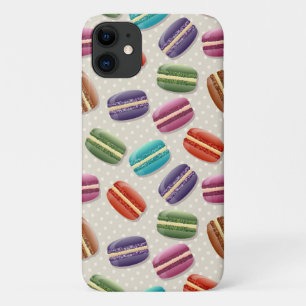 Franse koekjes, Macarons, Macaron Cookies, Stippen iPhone 11 Hoesje