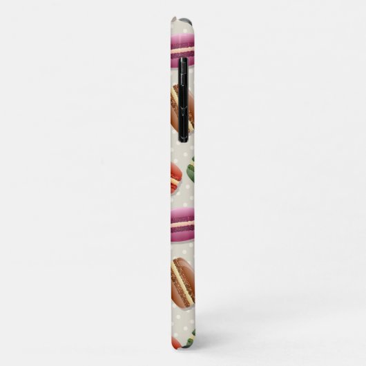 Franse koekjes, Macarons, Macaron Cookies, Stippen Case-Mate iPhone Case (Achterkant/links)