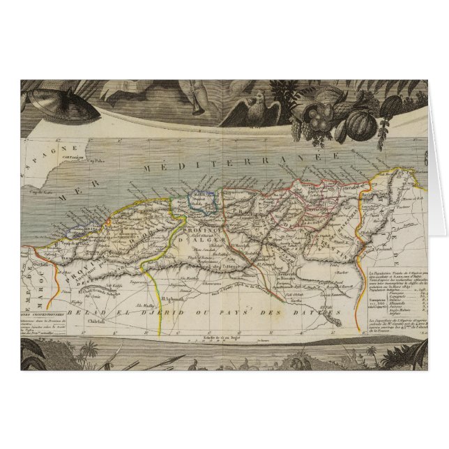 Franse kolonie Algerije (Voorkant Horizontaal)