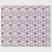  Franse krant Ads 1910 Cadeaupapier (Vlak)