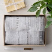 Franse krant Ads Crown Marriage Decoupage Tissuepapier (Geschenk)