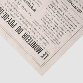  Franse krant Advertisement-lospagina Tissuepapier (Detail)