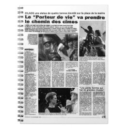 Franse krant Journal Notitieboek